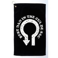 Best Dad In The Cul De Sac Bad Dad Jokes & Puns Golf Towel