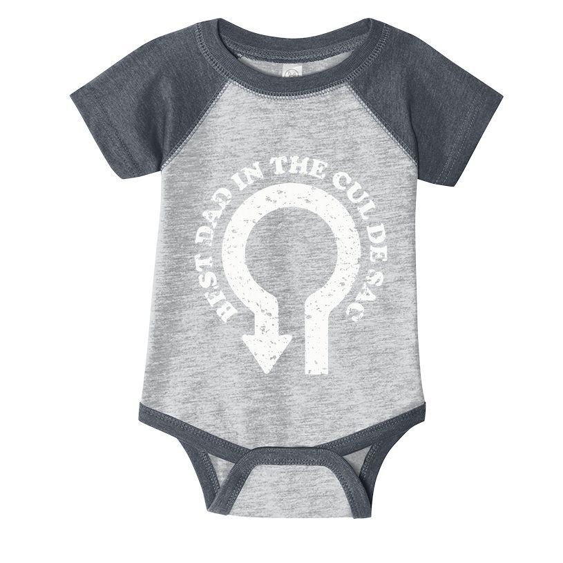Best Dad In The Cul De Sac Bad Dad Jokes & Puns Infant Baby Jersey Bodysuit