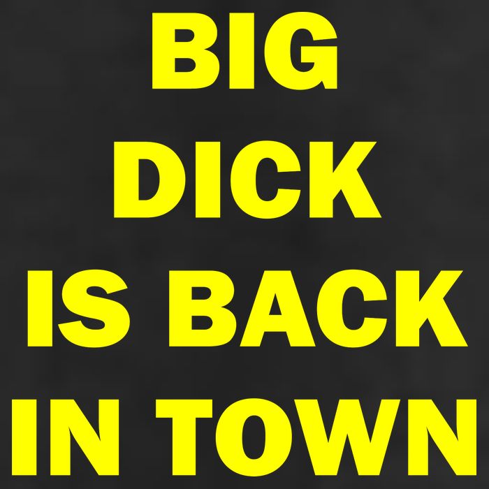 Big Dick Is Back In Town Adult Drive Performance Visor