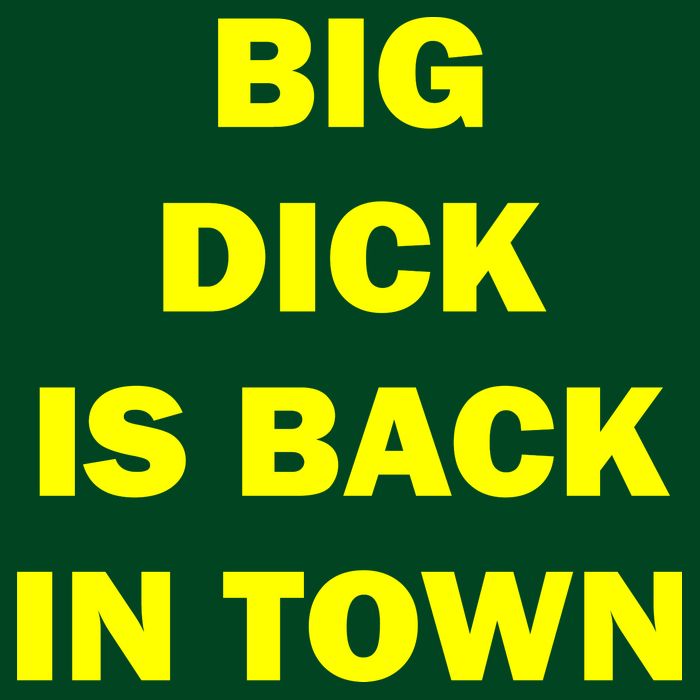 Big Dick Is Back In Town Apron