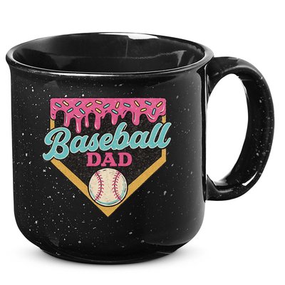 Baseball Dad Ice Cream Drip 15oz Campfire Ceramic Mug