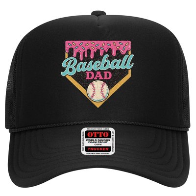 Baseball Dad Ice Cream Drip Trucker Hat