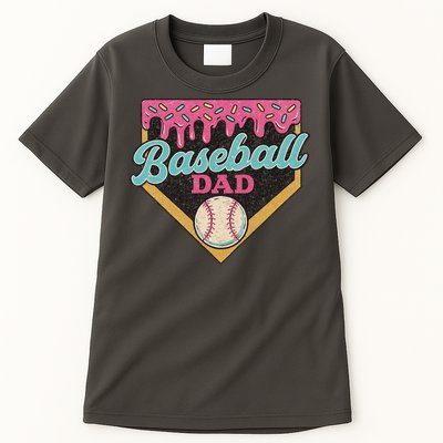 Baseball Dad Ice Cream Drip Tall T-Shirt