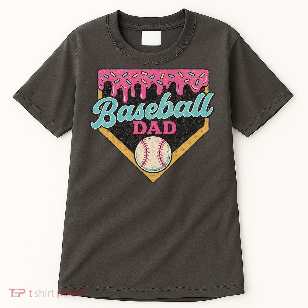 Baseball Dad Ice Cream Drip Tall T-Shirt
