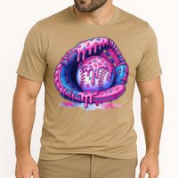 Baseball Drip Ice Cream Sprinkles Baseball Glove Cooling Performance Crew T-Shirt