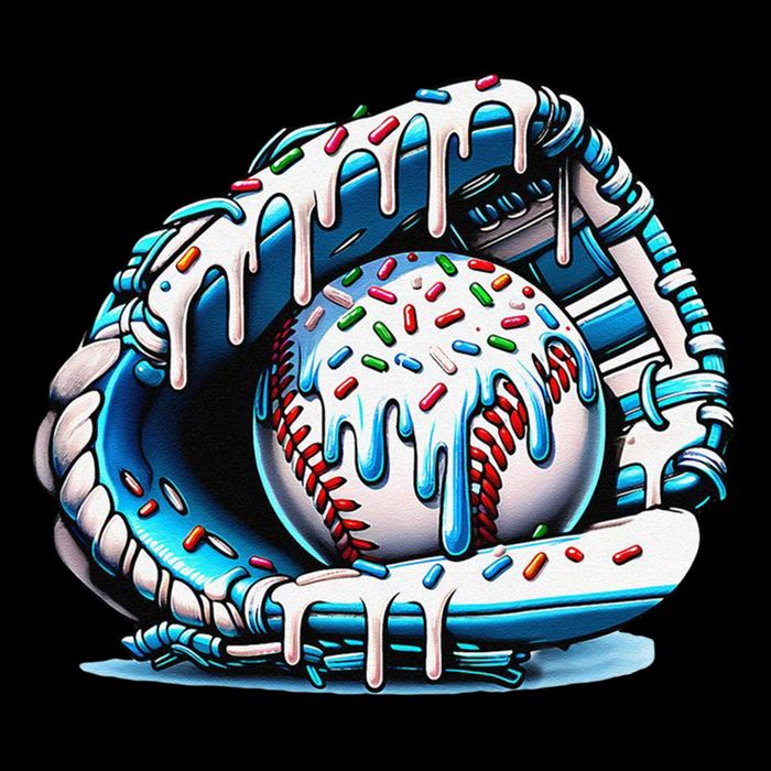 Baseball Drip Ice Cream Sprinkles Glove Impact Tech Backpack