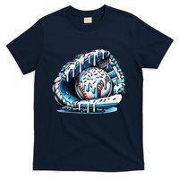 Baseball Drip Ice Cream Sprinkles Glove T-Shirt