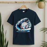 Baseball Drip Ice Cream Sprinkles Glove T-Shirt