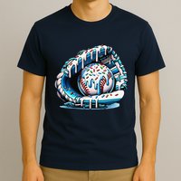 Baseball Drip Ice Cream Sprinkles Glove T-Shirt