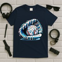 Baseball Drip Ice Cream Sprinkles Glove T-Shirt