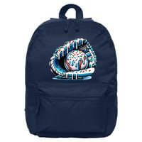 Baseball Drip Ice Cream Sprinkles Glove 16 in Basic Backpack