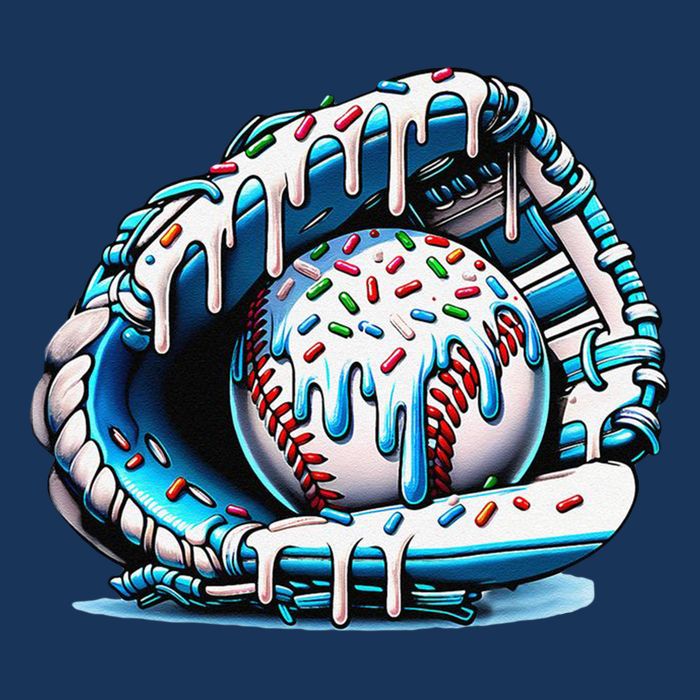 Baseball Drip Ice Cream Sprinkles Glove 16 in Basic Backpack