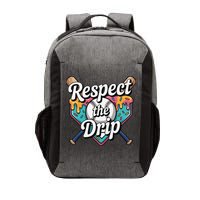 Baseball Drip Ice Cream Dripping Respect The Drip Vector Backpack