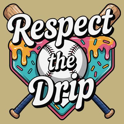 Baseball Drip Ice Cream Dripping Respect The Drip T-Shirt