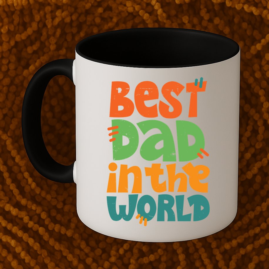 Best Dad In The World Cute Fathers Day Mug