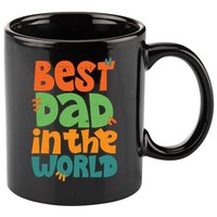 Best Dad In The World Cute Fathers Day 11oz C Handle Ceramic Mug
