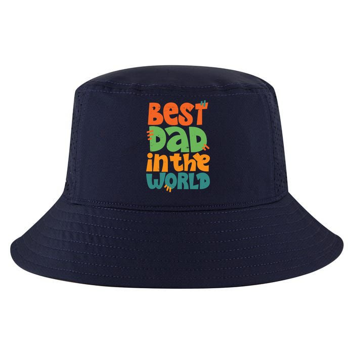 Best Dad In The World Cute Fathers Day Cool Comfort Performance Bucket Hat