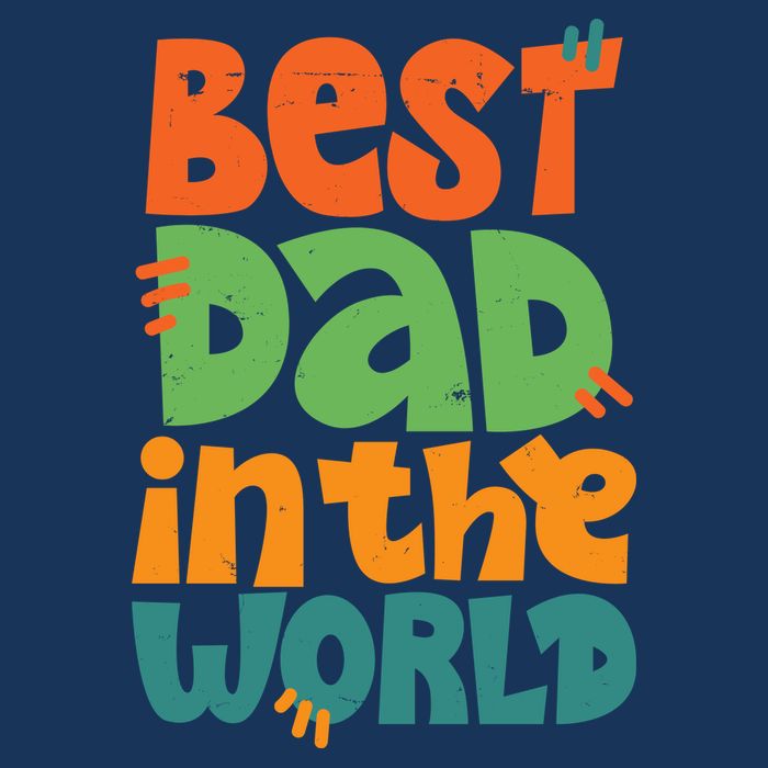Best Dad In The World Cute Fathers Day Cool Comfort Performance Bucket Hat