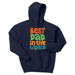 Best Dad In The World Cute Fathers Day Kids Hoodie