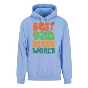 Best Dad In The World Cute Fathers Day Unisex Surf Hoodie