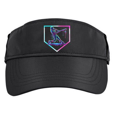 Baseball Drip Ice Cream Baseball Home Plate Baseball Adult Drive Performance Visor