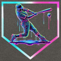 Baseball Drip Ice Cream Baseball Home Plate Baseball Cotton Canvas Backpack