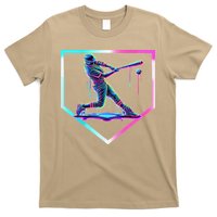 Baseball Drip Ice Cream Baseball Home Plate Baseball T-Shirt