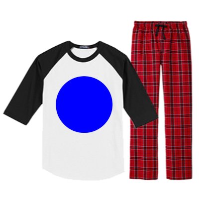 Blue Dot In A Red State Nebraska Vote Kamala Harris Walz Raglan Sleeve Pajama Set