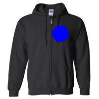 Blue Dot In A Red State Nebraska Vote Kamala Harris Walz Full Zip Hoodie