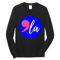 Blue Dot In A Red State Nebraska Vote Kamala Harris Walz Long Sleeve Shirt