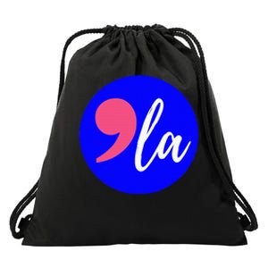 Blue Dot In A Red State Nebraska Vote Kamala Harris Walz Drawstring Bag