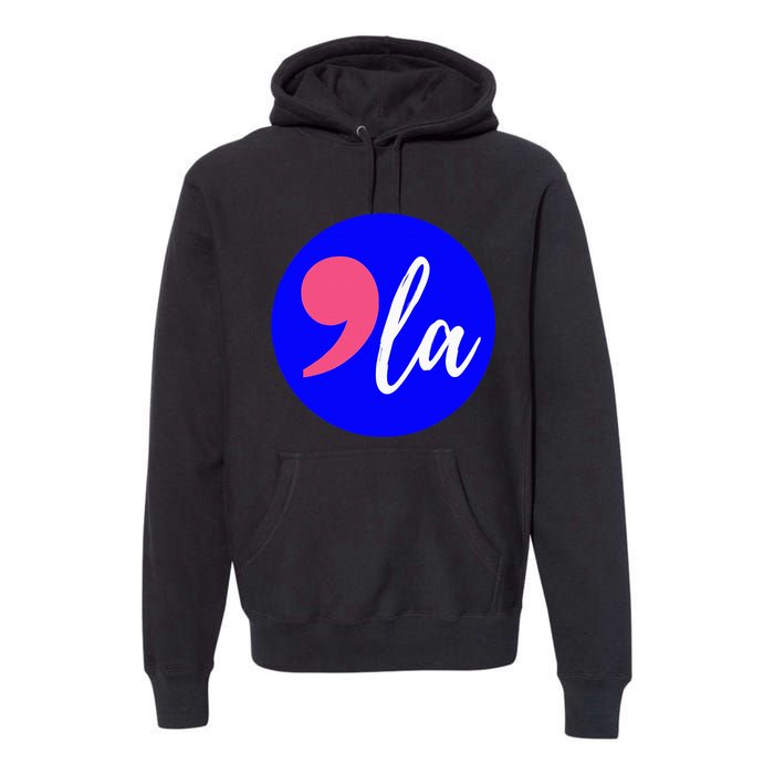 Blue Dot In A Red State Nebraska Vote Kamala Harris Walz Premium Hoodie