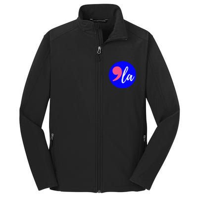 Blue Dot In A Red State Nebraska Vote Kamala Harris Walz Core Soft Shell Jacket