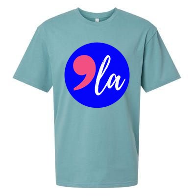 Blue Dot In A Red State Nebraska Vote Kamala Harris Walz Sueded Cloud Jersey T-Shirt