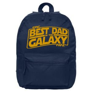 Best Dad In The Galaxy Father’s Day 16 in Basic Backpack