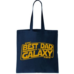 Best Dad In The Galaxy Father’s Day Tote Bag