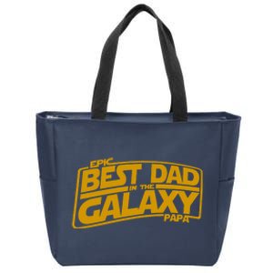 Best Dad In The Galaxy Father’s Day Zip Tote Bag