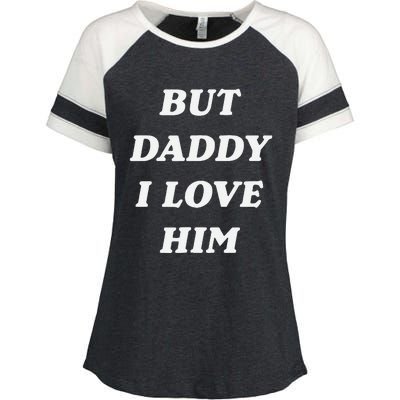 But Daddy I Love Him Style Party Enza Ladies Jersey Colorblock Tee