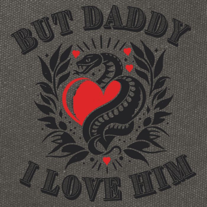 But Daddy I Love Him Taylor Snake Ttpd Cotton Canvas Backpack