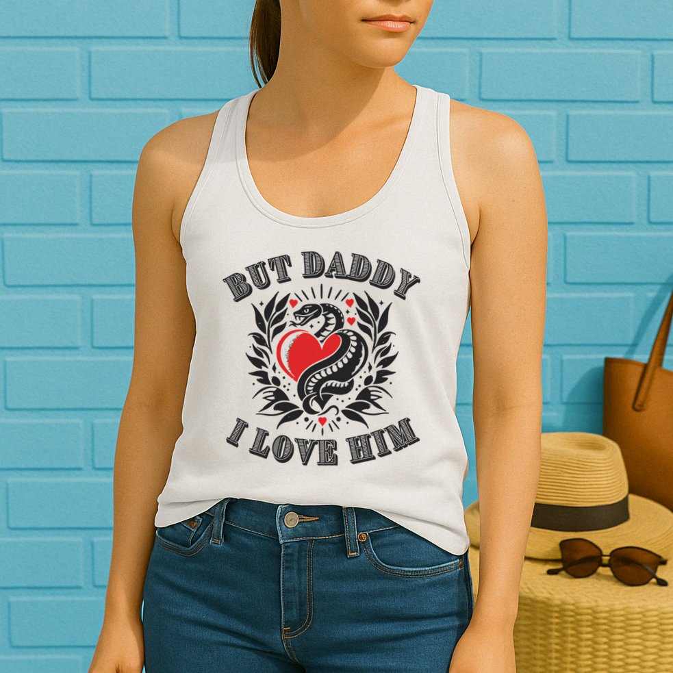 But Daddy I Love Him Taylor Snake Ttpd Womens Tank Top