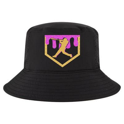 Baseball Drip Ice Cream Sprinkles Cool Comfort Performance Bucket Hat
