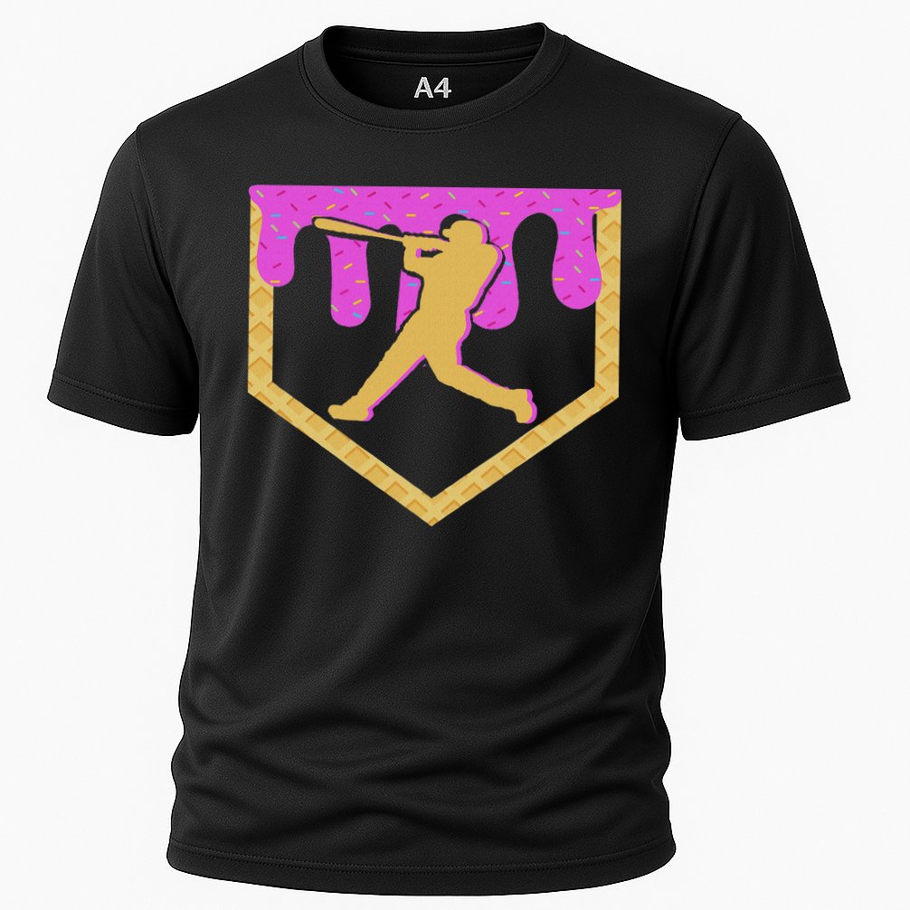 Baseball Drip Ice Cream Sprinkles Performance Shirt