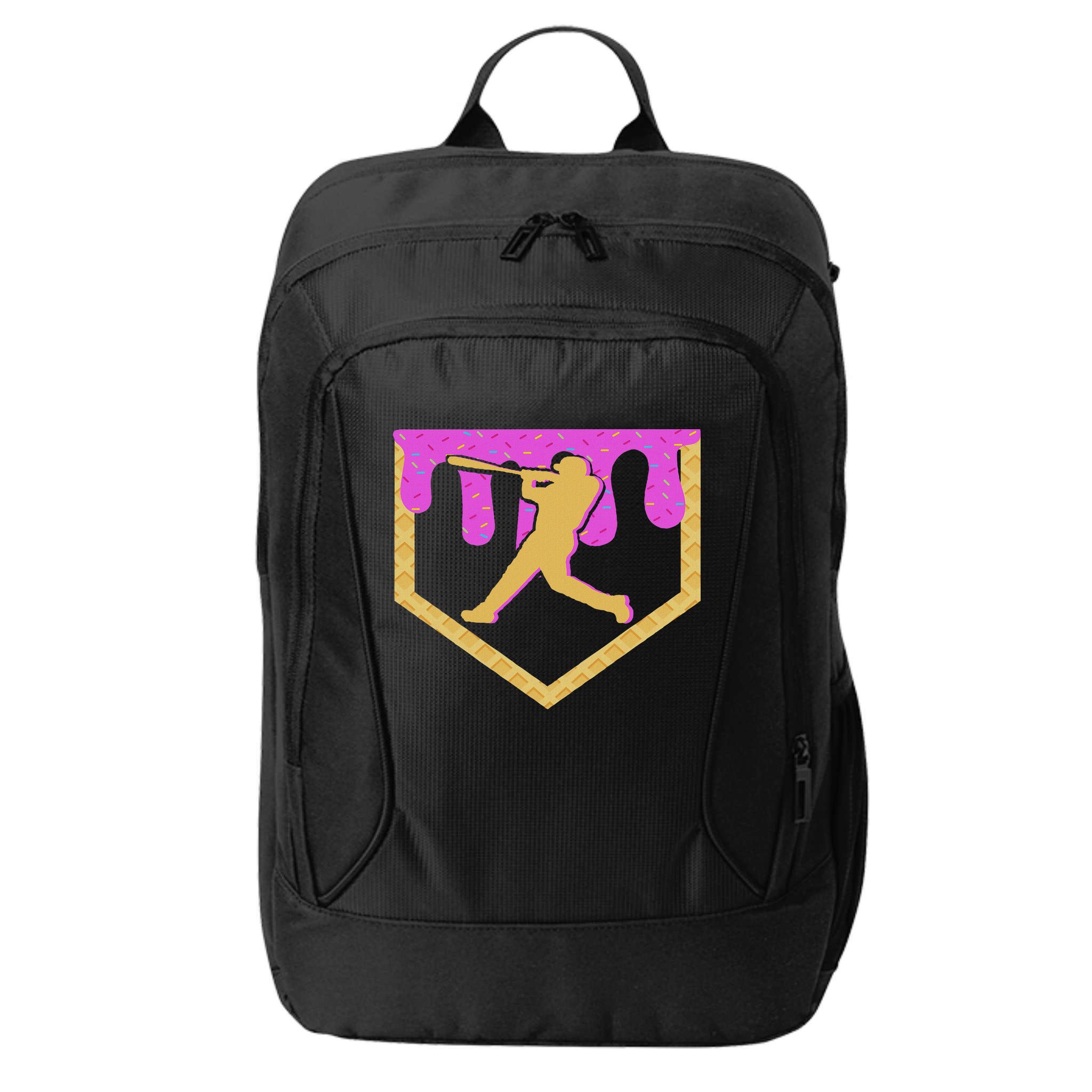 Baseball Drip Ice Cream Sprinkles City Backpack