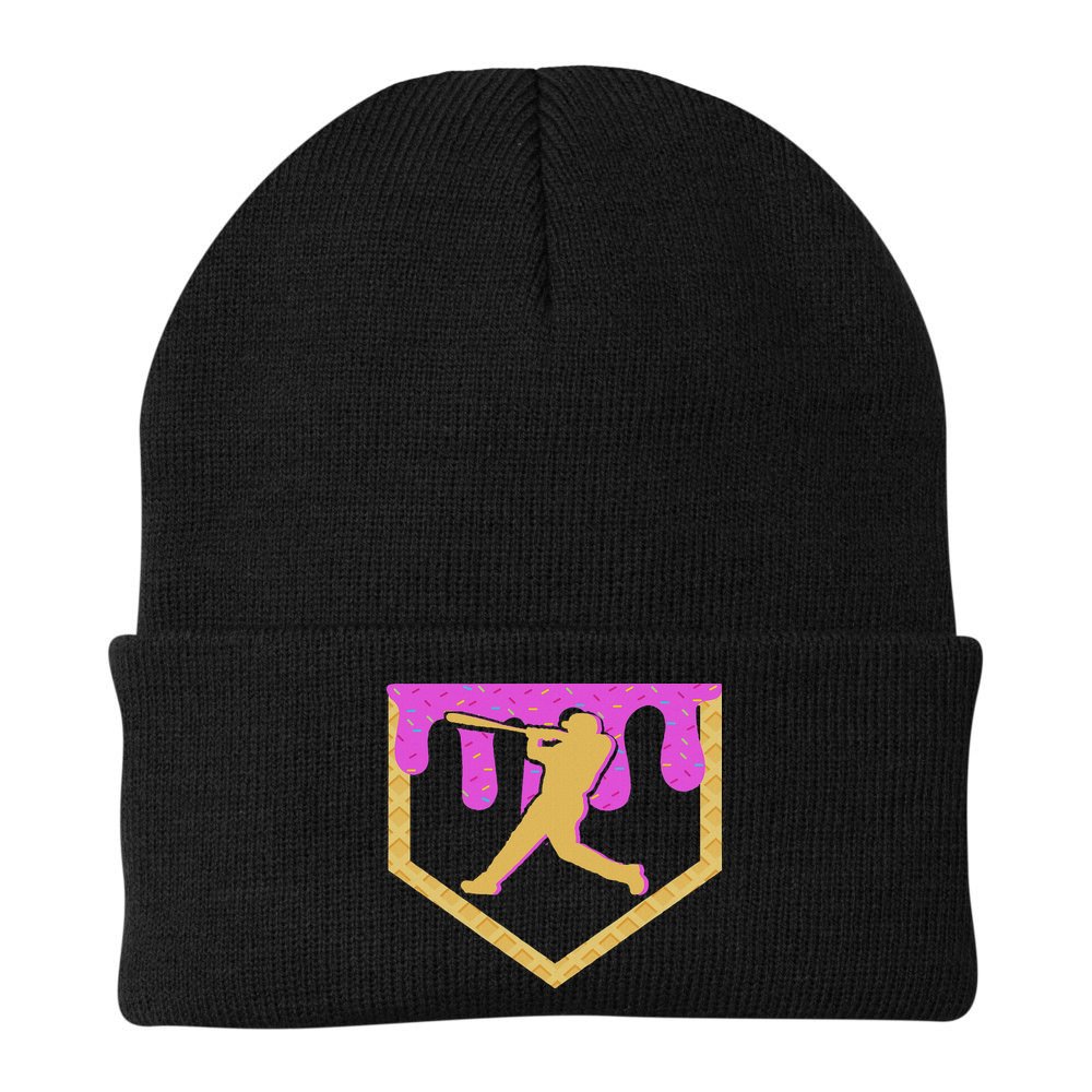 Baseball Drip Ice Cream Sprinkles Beanie