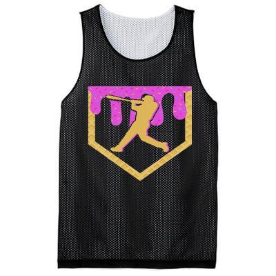 Baseball Drip Ice Cream Sprinkles Mesh Reversible Basketball Jersey Tank