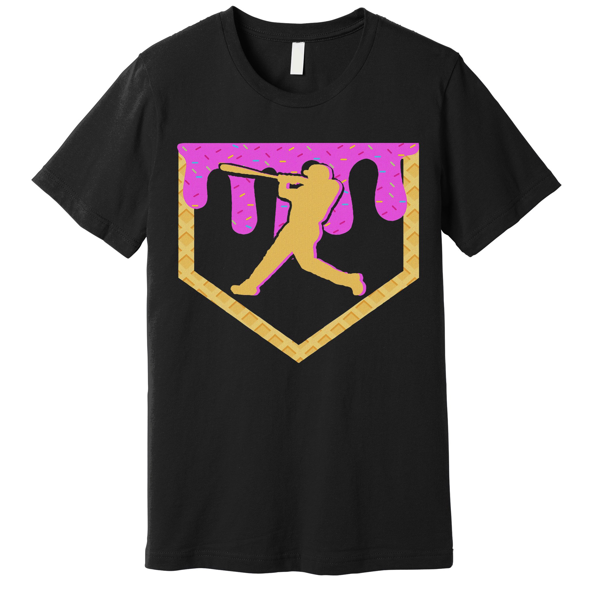 Baseball Drip Ice Cream Sprinkles Premium T-Shirt