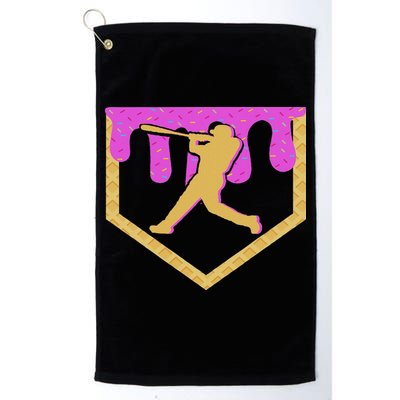 Baseball Drip Ice Cream Sprinkles Golf Towel