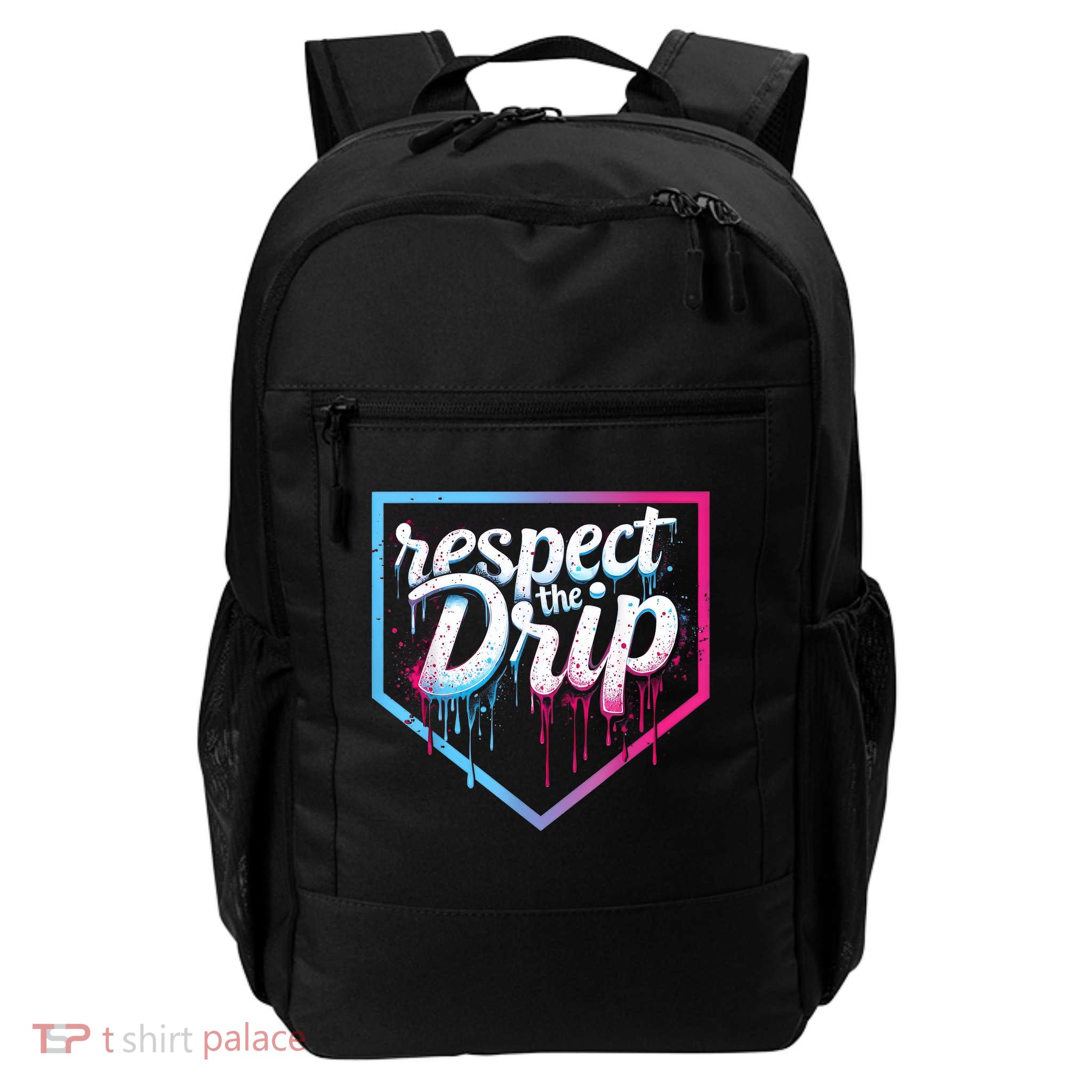 Baseball Drip Ice Cream Drip Baseball Backpack