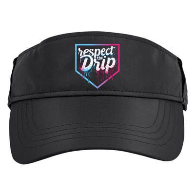 Baseball Drip Ice Cream Drip Baseball Adult Drive Performance Visor