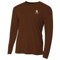 Beagle Dog In The Pocket Cute Pocket Beagle Cooling Performance Long Sleeve Crew